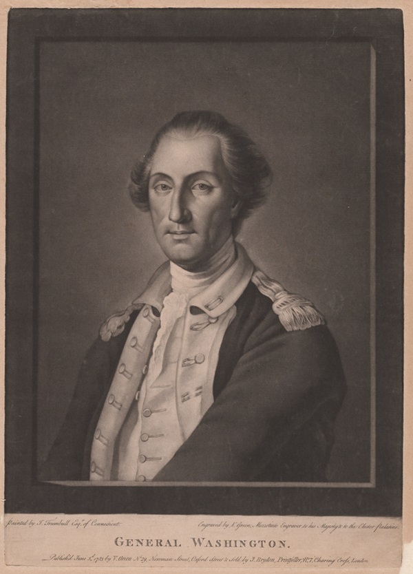 General George Washington, father of the JAG Corps (Credit: National Portrait Gallery, Smithsonian Institution)